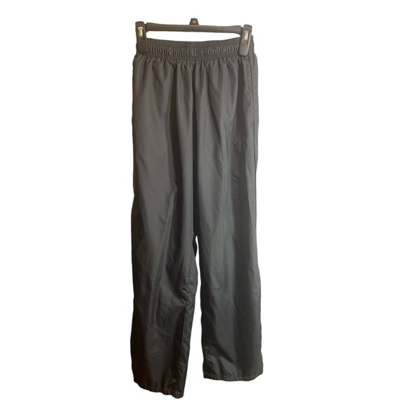 Athletech Mens Athletic Track Pants Gray Drawstring Logo Size Small Preowned - Picture 1 of 9